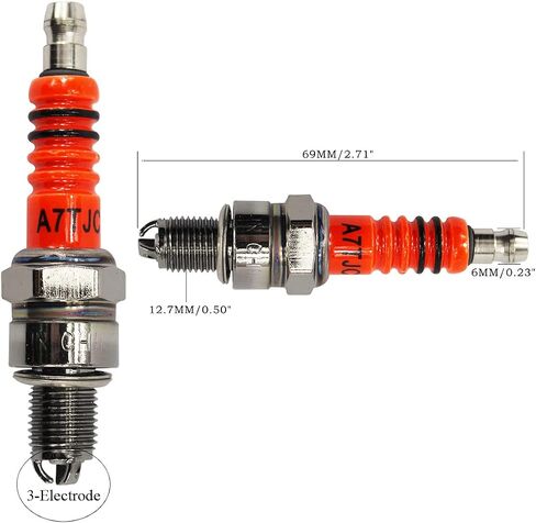 PRO BAT Ignition Coil With Spark Plug For Chinese Scooter 50cc 80cc 125cc 150cc 4 stroke GY6 Engine in Saudi Arabia