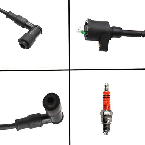 PRO BAT Ignition Coil With Spark Plug For Chinese Scooter 50cc 80cc 125cc 150cc 4 stroke GY6 Engine in Saudi Arabia