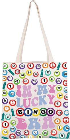 هدايا CMNIM Bingo في حقيبة حمل Lucky Bingo Era الخاصة بي، هدية لمحبي ألعاب البنغو، هدية المقامرة للاعب الفائز بكرات البنغو، حقيبة حمل in Saudi Arabia