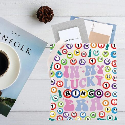 هدايا CMNIM Bingo في حقيبة حمل Lucky Bingo Era الخاصة بي، هدية لمحبي ألعاب البنغو، هدية المقامرة للاعب الفائز بكرات البنغو، حقيبة حمل in Saudi Arabia
