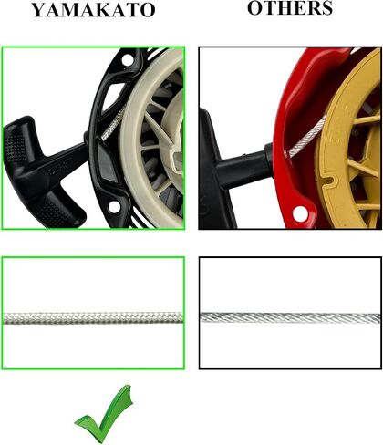 ياماكاتو بادئ حركة ارتدادي للمفترس 212 بطل BT200X CT200U 212cc كولمان سيمبسون هوندا المستنسخات والمولدات سحب الحبل حبل الجمعية in Kuwait