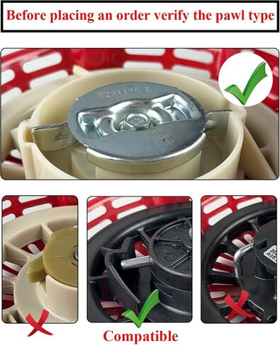 ياماكاتو بادئ حركة ارتدادي للمفترس 212 بطل BT200X CT200U 212cc كولمان سيمبسون هوندا المستنسخات والمولدات سحب الحبل حبل الجمعية in Kuwait
