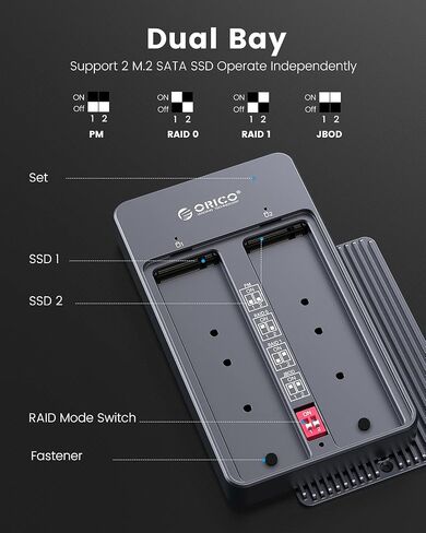 حاوية ORICO M.2 NVMe SSD، محول USB C بسرعة 10 جيجابت في الثانية بدون أدوات، قارئ USB 3.2 M.2 NVMe، حافظة محرك الحالة الصلبة الخارجية تدعم 2230/2242 /2260/2280 PCIe M Key SSDs (حتى 4 تيرابايت) -CPM2G2-BK in Saudi Arabia