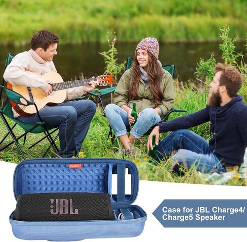 جراب ZUJFPL EVA الصلب لجهاز JBL Charge 5 / Charge 4 مكبر صوت بلوتوث محمول، مناسب لـ JBL Charge 4 / Charge 5 Premium حقيبة تخزين واقية للسفر in Kuwait