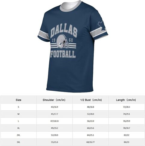 Dallas Shirts Gifts for Men Women Football Novelty Gameday Tee Short Sleeve T-Shirt Sports Team City Apparel in Saudi Arabia