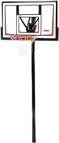 Lifetime 90679 Adjustable In-Ground Basketball Hoop, 50-Inch Shatterproof Polycarbonate Backboard in Saudi Arabia