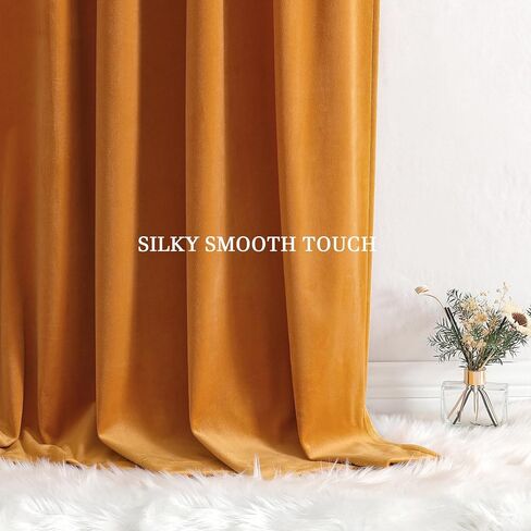 Dchola Dark Green Velvet Curtains for Bedroom Window, Super Soft Vintage Luxury Heavy Drapes, Room Darkening Rod Pocket Curtains for Living Room, W52 by L90 inches, 2 Panels in Saudi Arabia