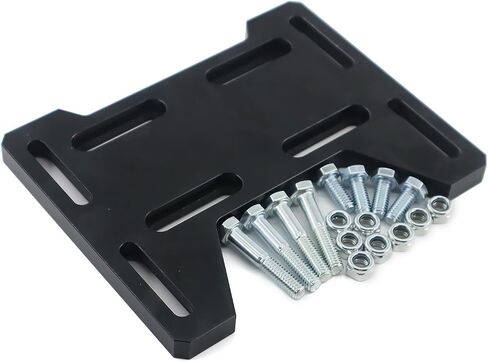 Adjustable Motor Adapter Bracket Plate Aluminum for Mini Bike Go Kart for Mini Bike,Go Kart,Coleman 100, Doodlebug DB30 for Small 4 Stroke Engines 212 Preditor, Briggs Stratton, Tecumseh, Honda, Tillo in Saudi Arabia