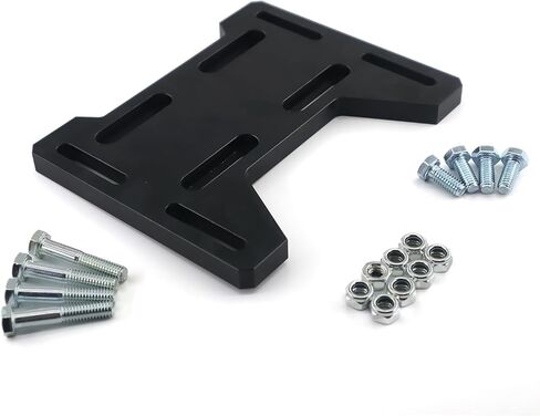 Adjustable Motor Adapter Bracket Plate Aluminum for Mini Bike Go Kart for Mini Bike,Go Kart,Coleman 100, Doodlebug DB30 for Small 4 Stroke Engines 212 Preditor, Briggs Stratton, Tecumseh, Honda, Tillo in Saudi Arabia