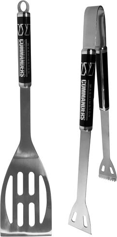 Siskiyou Sports NFL Washington Commanders 2 pc Black BBQ Set, One Size, Black in Saudi Arabia