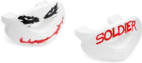 Joker Lip Protector Mouth Guard 2-Pack, One Size Fits All, Works with or Without Braces, Includes Tethers, No Boiling Required - Use Immediately in Kuwait