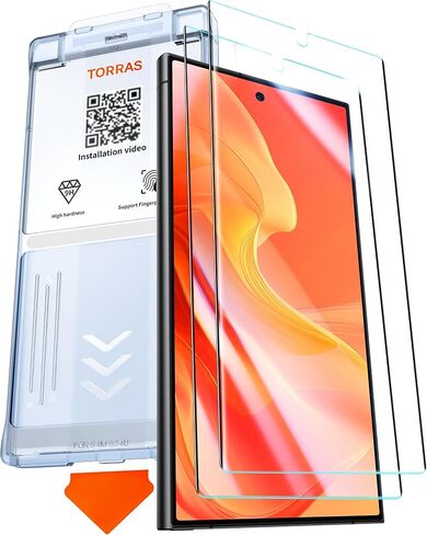 TORRAS Top-Notch Diamond Shield for Samsung Galaxy S24 Ultra Screen Protector [9H+ Durable Military-Grade Protection] 0.04s Fingerprint Unlock Bubble Free Aerospace Grade Screen Protector S24 Ultra in Saudi Arabia