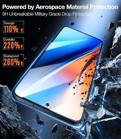 واقي شاشة TORRAS من الدرجة الأولى لهاتف Samsung Galaxy S24 Ultra [9H+ حماية متينة من الدرجة العسكرية] 0.04s واقي شاشة من الدرجة الفضائية خالٍ من الفقاعات S24 Ultra in Kuwait