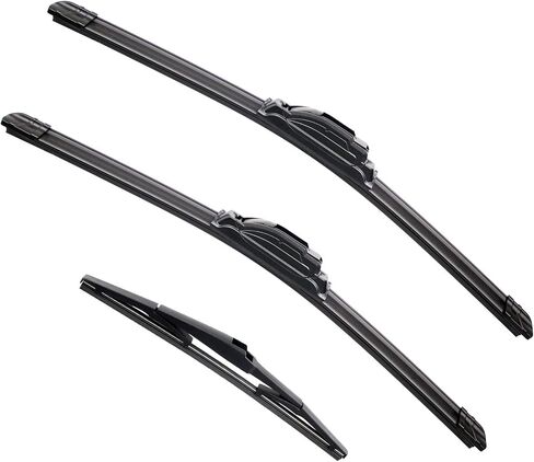 ANIKLUIM® 13"+ 13" Wiper Blades with 13" Rear Wiper Blades Set Replacement for 1997-2006 Jeep Wrangler Windshield Wipers Original Factory Quality (Pack of 3) in Saudi Arabia