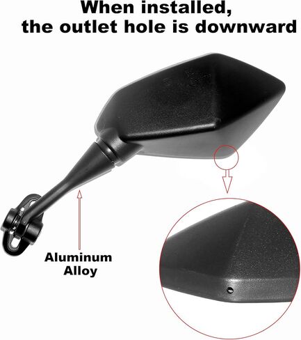 Rear view Convex Adjustment Mirrors for Honda CBR600 CBR250 CBR300 CBR500 CBR900 CBR1000 Ninja 250R Suzuki GSXR 750 Hyosung GT125R GT250R GT650R GT650S in Saudi Arabia