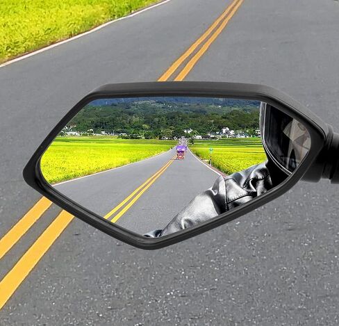 Rear view Convex Adjustment Mirrors for Honda CBR600 CBR250 CBR300 CBR500 CBR900 CBR1000 Ninja 250R Suzuki GSXR 750 Hyosung GT125R GT250R GT650R GT650S in Saudi Arabia