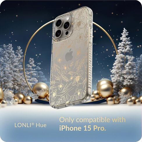LONLI Hue - حافظة iPhone 15 Pro - قزحي الألوان [حماية من السقوط بطول 10 أقدام] - غطاء مقاوم للصدمات مع تأثير تغيير اللون | لطيف وفريد ​​من نوعه للنساء والفتيات والرجال (2023) in Kuwait