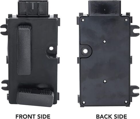 12450166 مفتاح مقعد الطاقة الأمامي الأيسر للسائق متوافق مع 99-07 GMC Sierra Yukon H2 Cadillac Escalade Chevy Avalanche Silverado Suburban Tahoe 8 Way Adjuster Recline Switch استبدال # 901-202 in Kuwait