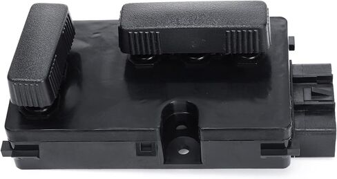 12450166 مفتاح مقعد الطاقة الأمامي الأيسر للسائق متوافق مع 99-07 GMC Sierra Yukon H2 Cadillac Escalade Chevy Avalanche Silverado Suburban Tahoe 8 Way Adjuster Recline Switch استبدال # 901-202 in Kuwait