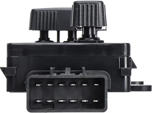 12450166 مفتاح مقعد الطاقة الأمامي الأيسر للسائق متوافق مع 99-07 GMC Sierra Yukon H2 Cadillac Escalade Chevy Avalanche Silverado Suburban Tahoe 8 Way Adjuster Recline Switch استبدال # 901-202 in Kuwait