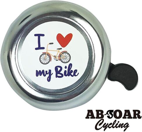 أجراس الدراجة الكلاسيكية بصوت عالٍ مناسبة لدراجة المدينة MTB للبالغين من الأولاد والبنات، الولايات المتحدة الأمريكية، أسود أزرق أحمر ذهبي فضي أرجواني in Saudi Arabia