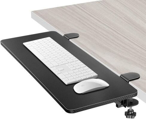 Vaydeer Ergonomic Desk Extender, 25.20×9.45'' Extra Large Foldable Adjustable Desk Extension for Improved Workspace Organization, Extra Desk Space for Home and Office, Easy to Install in Saudi Arabia