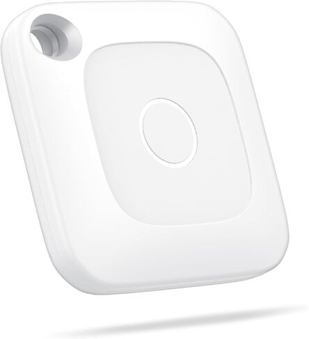جهاز العثور على المفاتيح، جهاز تعقب بلوتوث يعمل مع Find My (iOS فقط)، تحديد المواقع العالمية، جهاز تعقب الأمتعة، جهاز تعقب المفاتيح وجهاز تعقب المحفظة، صوت تنبيه 100 ديسيبل، مقاوم للماء IP67، بطارية قابلة للاستبدال، عبوة واحدة، أبيض in Kuwait