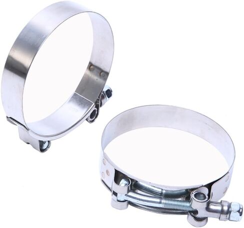 79-87 مللي متر الفولاذ المقاوم للصدأ T-بولت المشبك ل توربو سيليكون المبرد خرطوم المشبك لحزمة خرطوم ID 3.0 بوصة من 2 قطعة in Kuwait