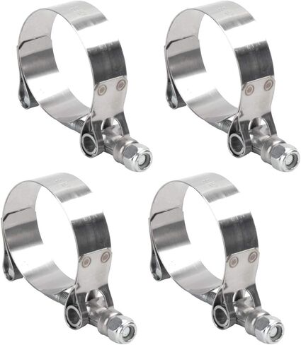 79-87 مللي متر الفولاذ المقاوم للصدأ T-بولت المشبك ل توربو سيليكون المبرد خرطوم المشبك لحزمة خرطوم ID 3.0 بوصة من 2 قطعة in Kuwait