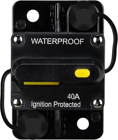 30 Amp Marine Circuit Breaker with Cutoff Switch Manual Disconnect Audio Fuse Surface Mount in Saudi Arabia
