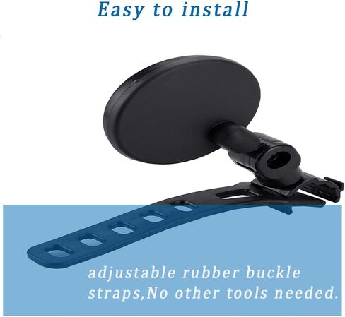 Go Kart Mirrors Side Rear View Mirror for Coleman KT196, Trail Master,Universal fit 1/2''-1.37'' Diameter Handle bar, 2pcs Left and Right Adjustable 360 Degree Rotatable Convex Mirrors in Saudi Arabia