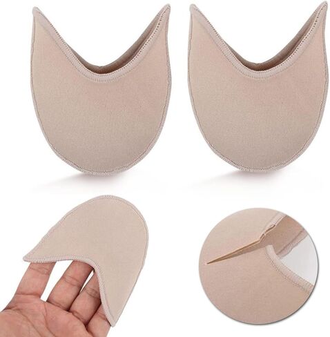 زوج واحد من وسادات أصابع حذاء رقص الباليه من القماش المحبوك ويغطي وسائد حماية ملفوفة لأصابع القدم لأحذية الباليه ذات الكعب العالي، وسادات أصابع القدم لأحذية بوانت in Kuwait