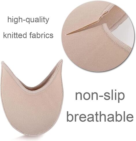 زوج واحد من وسادات أصابع حذاء رقص الباليه من القماش المحبوك ويغطي وسائد حماية ملفوفة لأصابع القدم لأحذية الباليه ذات الكعب العالي، وسادات أصابع القدم لأحذية بوانت in Kuwait