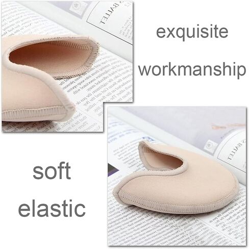 زوج واحد من وسادات أصابع حذاء رقص الباليه من القماش المحبوك ويغطي وسائد حماية ملفوفة لأصابع القدم لأحذية الباليه ذات الكعب العالي، وسادات أصابع القدم لأحذية بوانت in Kuwait