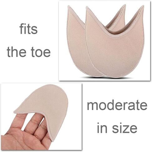 زوج واحد من وسادات أصابع حذاء رقص الباليه من القماش المحبوك ويغطي وسائد حماية ملفوفة لأصابع القدم لأحذية الباليه ذات الكعب العالي، وسادات أصابع القدم لأحذية بوانت in Kuwait