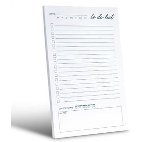 UtyTrees Unisex To Do List Notepad - Daily To Do List Planner - To Do Notepad - Day to Day Calendar - Daily Planner Notepad - Checklist Notepad - Task Pad - 5.5" x 8.5", 50 Sheets