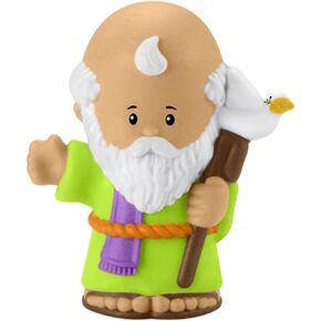 Replacement Part for Fisher-Price Little People Noah's Ark Playset - HNG03 ~ Replacement Noah Figure ~ Works with Other Sets Too ~ Children's Bible Story Playset Figure