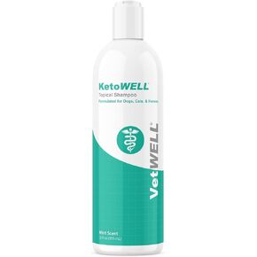 شامبو Vetwell للقطط والخيول - شامبو موضعي مع رائحة النعن
