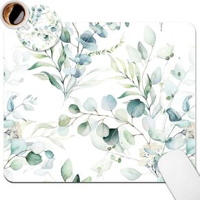 Mouse Pad with Coaster Personalized Mouse Mat with Anti-Slip Rubber Base, Easy Gliding, Premium-Textured Mousepad for Laptop, Computer & PC, Gaming & Working Office, Blooming Flower