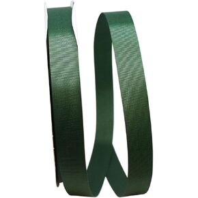 Reliant Ribbon Grosgrain Allure Ribbon, 7/8 Inch X 100 Yards, Forest Green