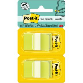 Post-it Flags, 50/Dispenser, 2 Dispensers/Pack, 1 in Wide, Red (680-RD2) in Kuwait