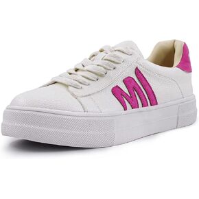 Women's White Platform Sneakers Stylish Splicing with Accents - Perfect for Daily Wear Comfortable and campaigns Durable Casual Shoes