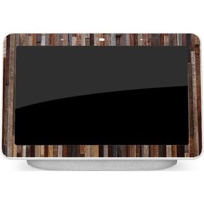 MightySkins Skin Compatible with Google Home Hub - Black Wood | Protective, Durable, and Unique Vinyl Decal Wrap Cover | Easy to Apply, Remove, and Change Styles | Made in The USA