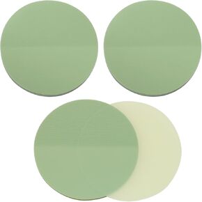 ONLYKXY 3 Pack Round Transparent Sticky Notes 1.77inch Waterproof Self-Stick Book Tabs 150 Sheets PET Markers Sticky Notes Pad (Gray) in Kuwait