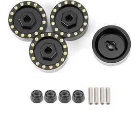 SCX24 أوزان العجلة 9G محول سداسي ثنائي الموازنة للوزن النحاسي لعمليات ترقية SCX24 المحورية 1/24 RC Crawler