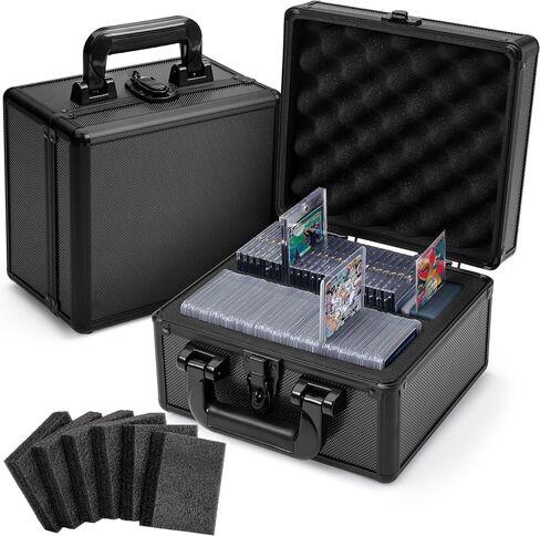 FunGuys Toploader Storage Box, Sports Card Storage Case, Top Loader Card Storage, Top Loader Storage Boxes, Trading Card Case Holds 400+ Card, One Touch Card Holder in Kuwait