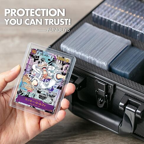 FunGuys Toploader Storage Box, Sports Card Storage Case, Top Loader Card Storage, Top Loader Storage Boxes, Trading Card Case Holds 400+ Card, One Touch Card Holder in Kuwait