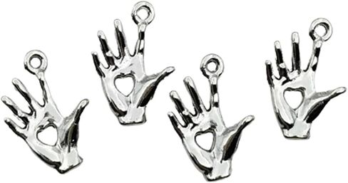 Antique Silver Alloy Charms Pendants Vintage Pendants for Jewelry Making DIY Craft Necklace Bracelet Jewelry Accessory in Kuwait