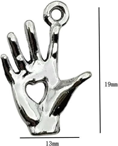 Antique Silver Alloy Charms Pendants Vintage Pendants for Jewelry Making DIY Craft Necklace Bracelet Jewelry Accessory in Kuwait