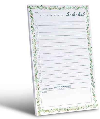 UtyTrees Unisex To Do List Notepad - Daily To Do List Planner - To Do Notepad - Day to Day Calendar - Daily Planner Notepad - Checklist Notepad - Task Pad - 5.5" x 8.5", 50 Sheets in Saudi Arabia